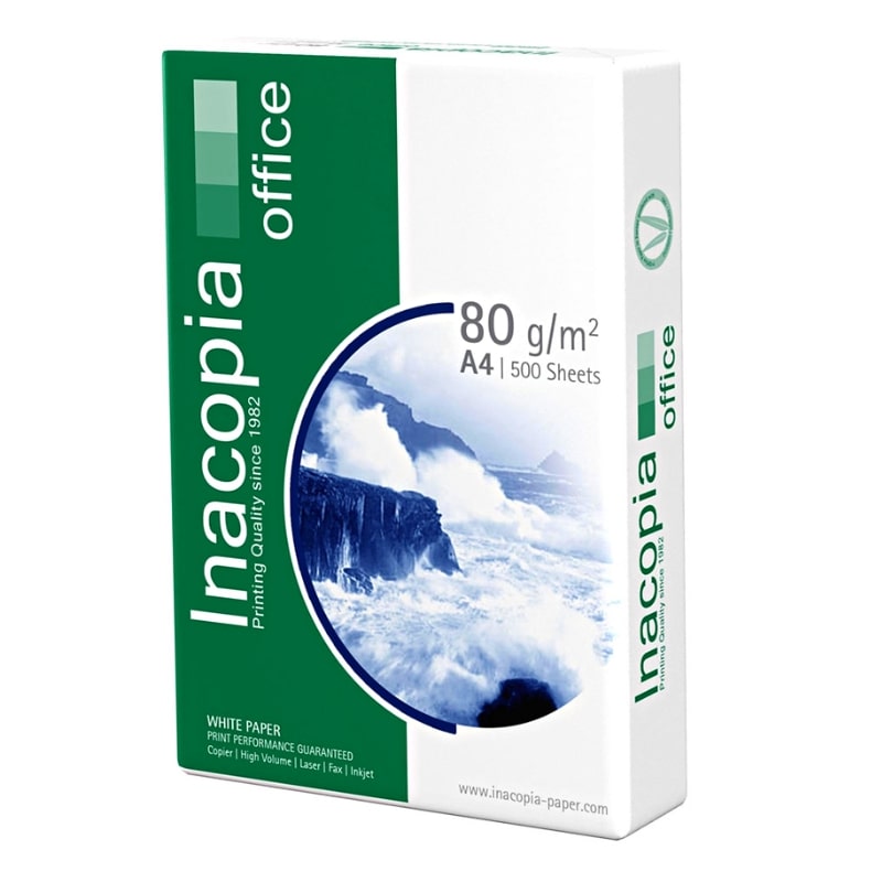 ΧΑΡΤΙ ΕΚΤΥΠΩΣΗΣ INACOPIA A4 Office 80g/m² 500 Φύλλα (800-2111) - Αγορά πολλαπλάσια των 5 δεσμίδων