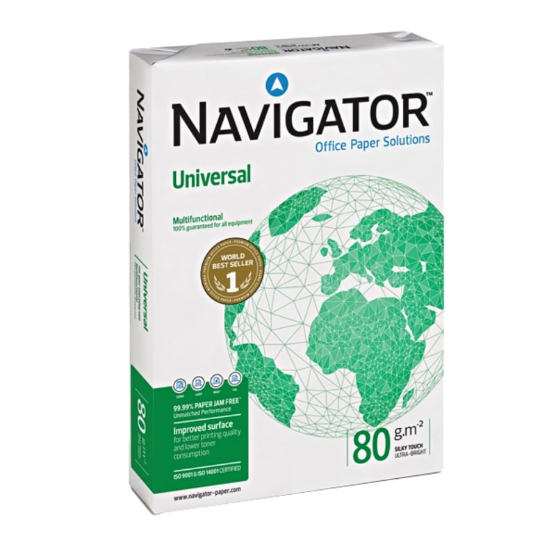 ΧΑΡΤΙ ΕΚΤΥΠΩΣΗΣ NAVIGATOR A3 Universal 80g/m² 500 Φύλλα (006126) - Αγορά πολλαπλάσια των 5 δεσμίδων