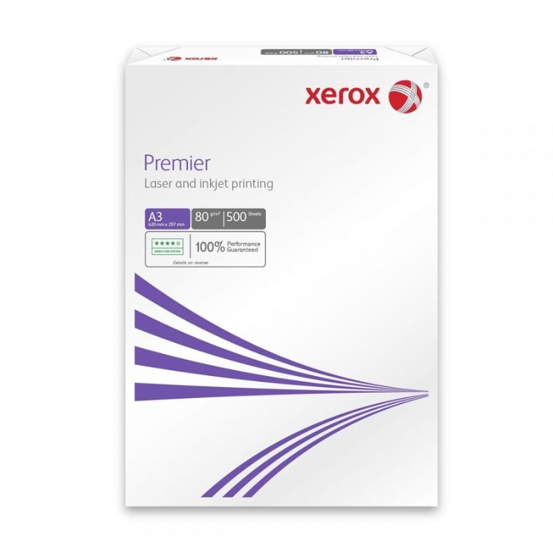 ΧΑΡΤΙ ΕΚΤΥΠΩΣΗΣ XEROX A3 Premier 80g/m² 500 Φύλλα (003R91721) - Αγορά πολλαπλάσια των 5 δεσμίδων